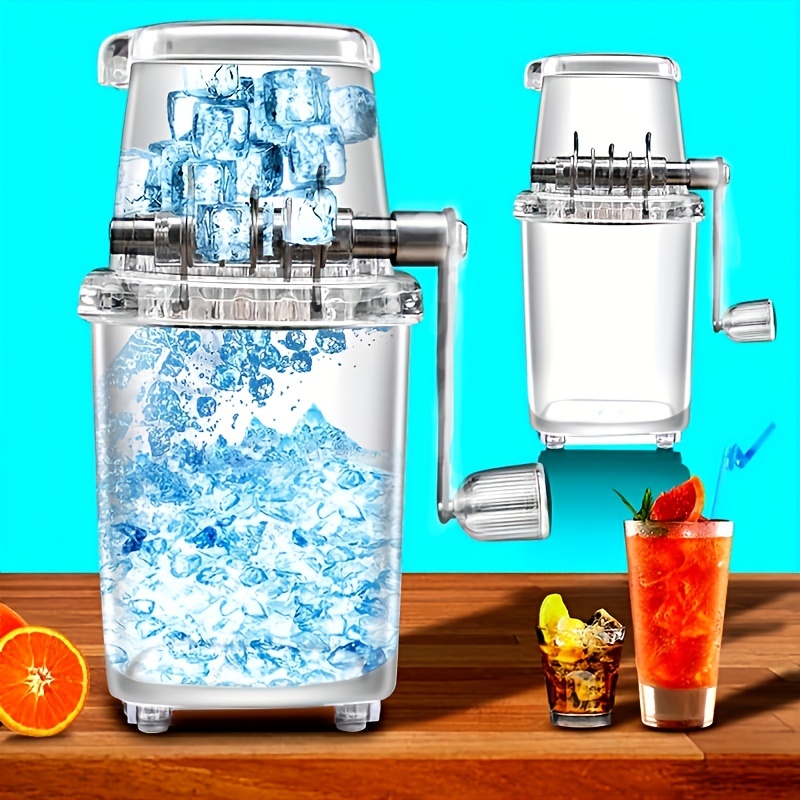 Kitchen Gadgets Blender - Piccolo Tritaghiaccio Manuale, Trituratore Multifunzionale Trasparente,