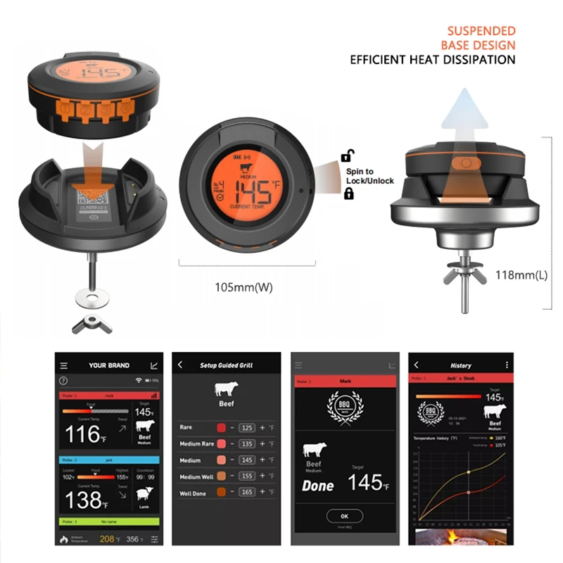 Termometro Bluetooth Sensore d - Kitchen Gadgets Under 500 recensione e prezzo