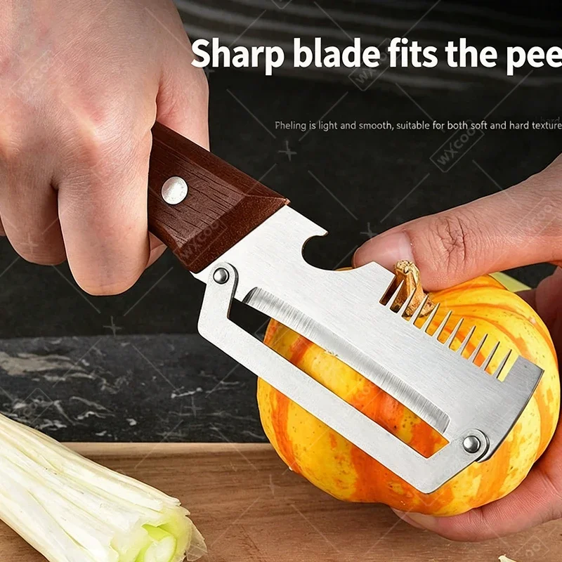WXCOO Pelapatate 2-in-1 in Acc - Kitchen Gadgets Vegetable Cutter recensione e prezzo