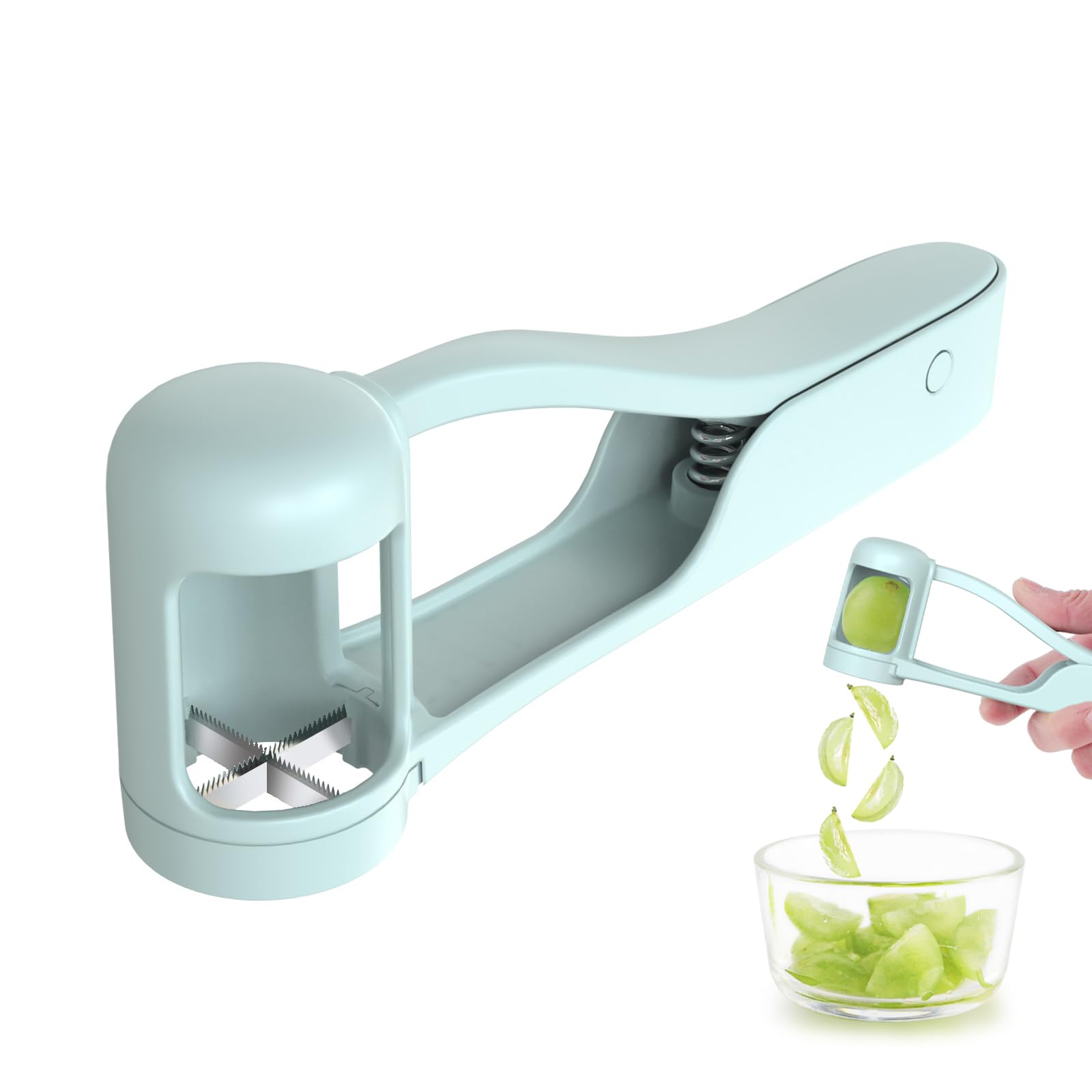 Nuovo Uva Ciliegia Pomodoro Fr - Kitchen Gadgets Vegetable Cutter recensione e prezzo